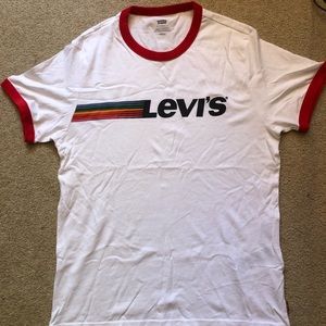 Levi’s Rainbow Striped T-shirt